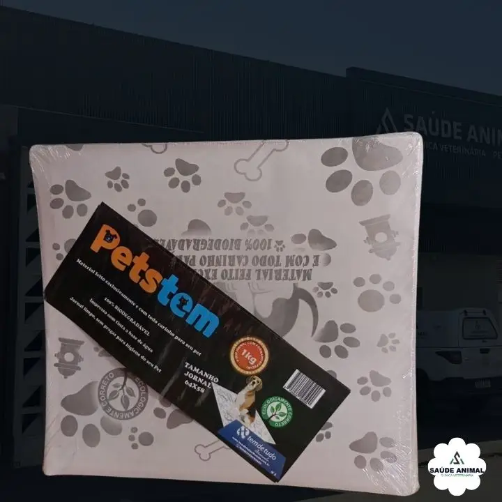Jornal Higiênico Biodegradável Petstem - Clínica Saúde Animal